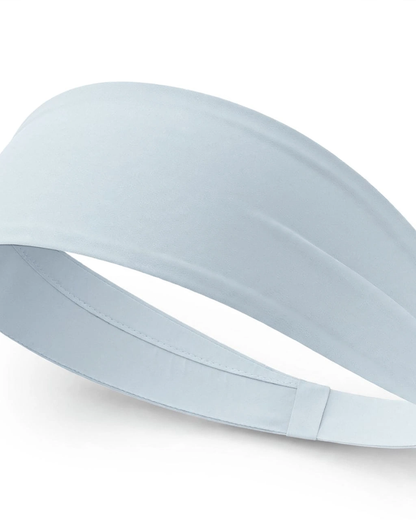 Premium Silk Sports Headband - Sweat-Wicking Yoga Running — studio product photo on white background