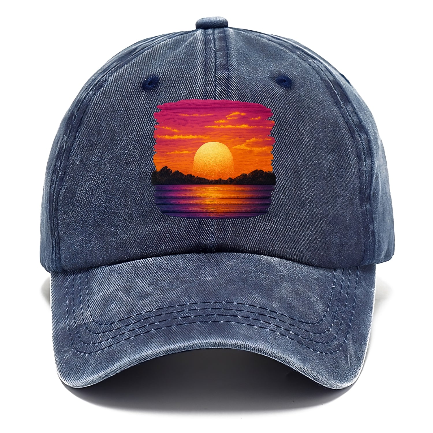 serene sunset hues Hat