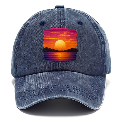 serene sunset hues Hat