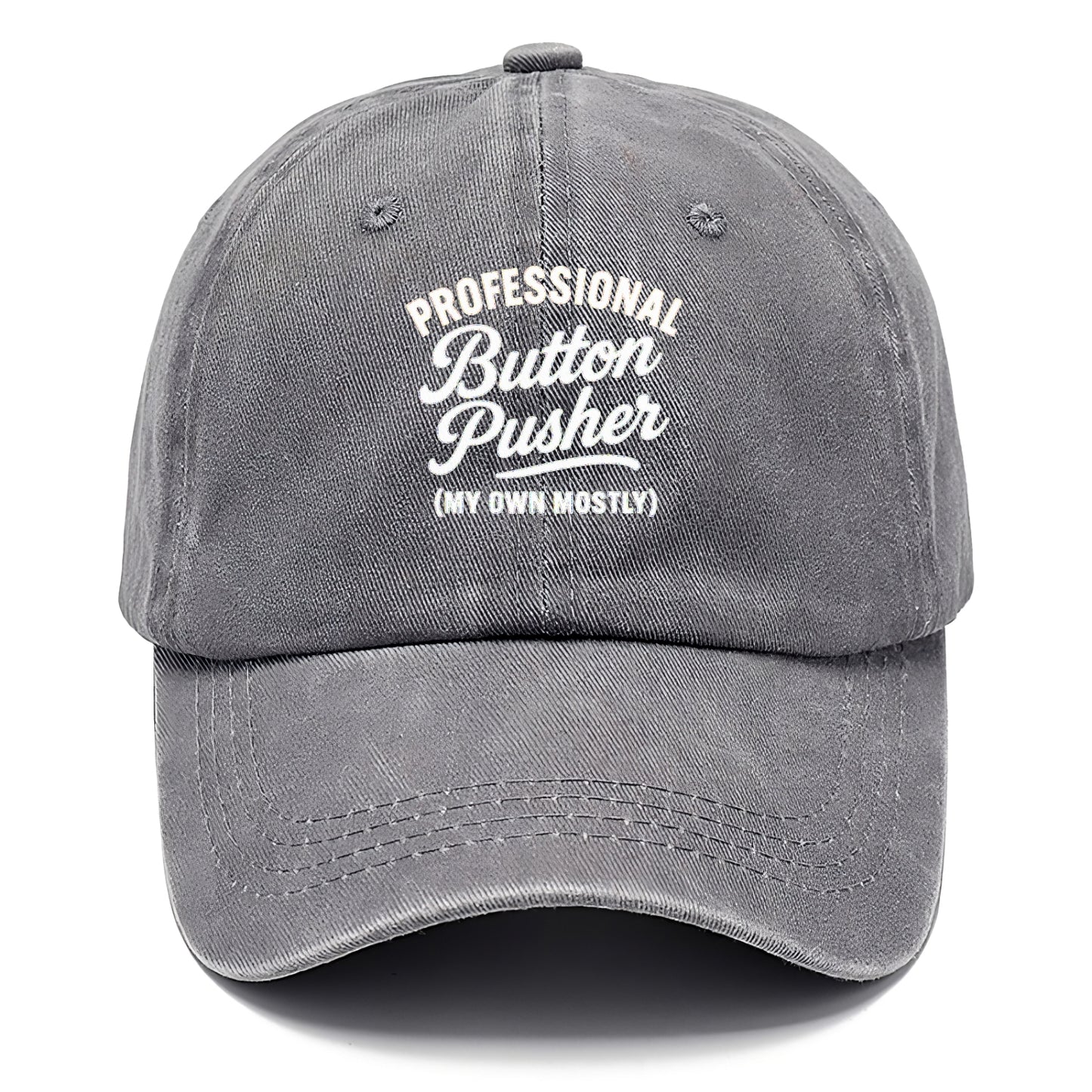 button pusher mostly my own Hat