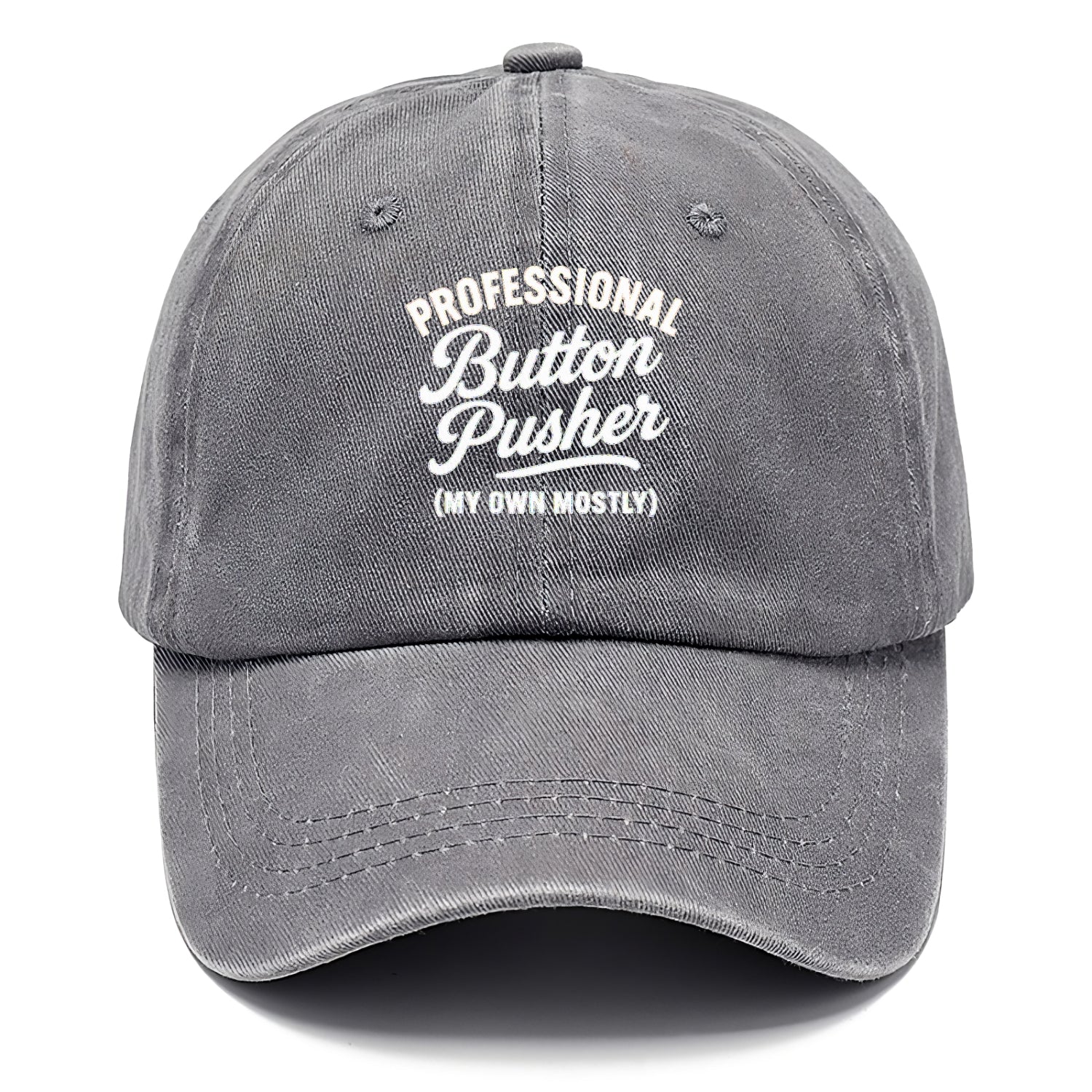 button pusher mostly my own Hat
