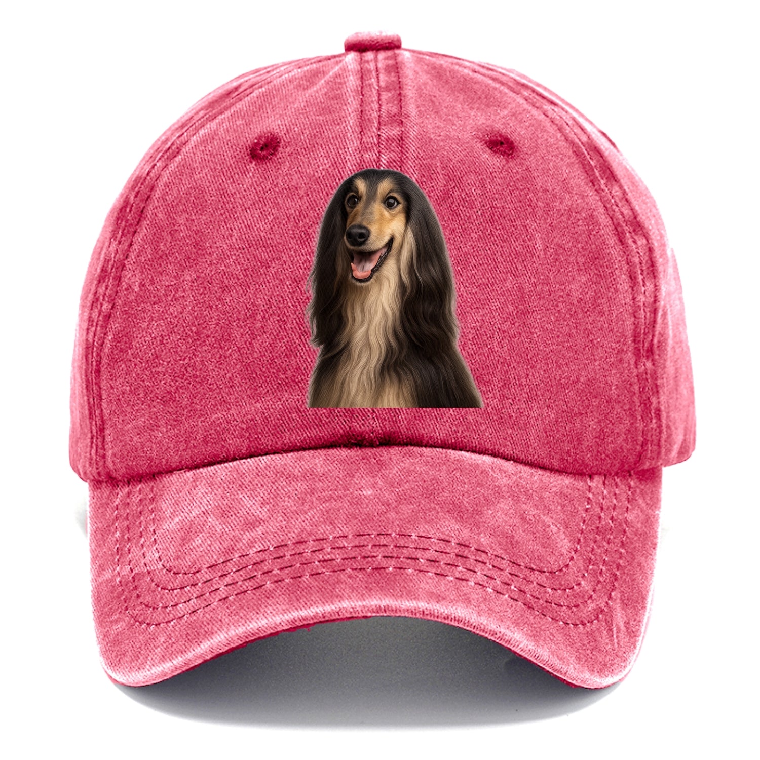 afghan hound portrait design Hat