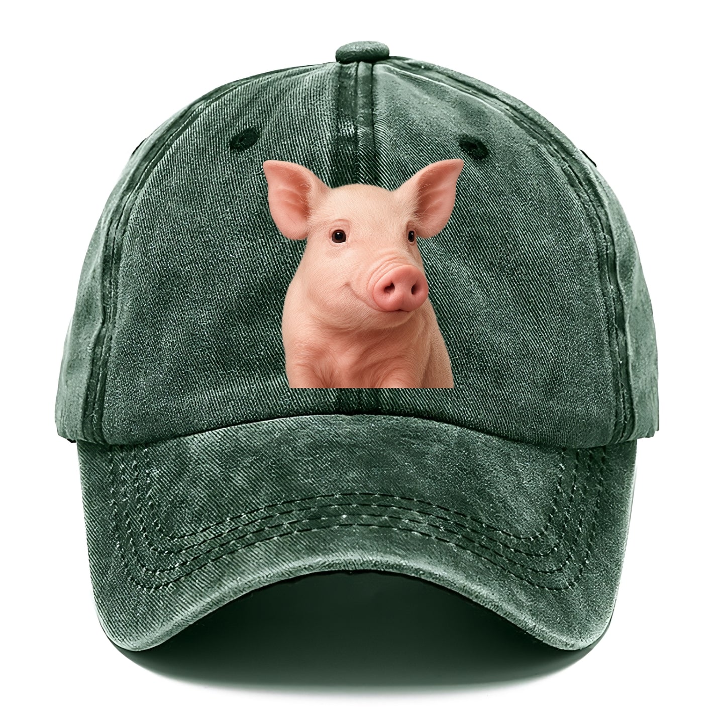 pig portrait design Hat