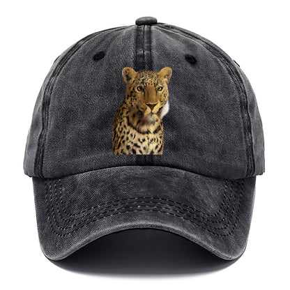 leopard portrait design Hat