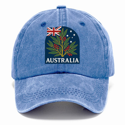 Australian Botanical Emblem Hat
