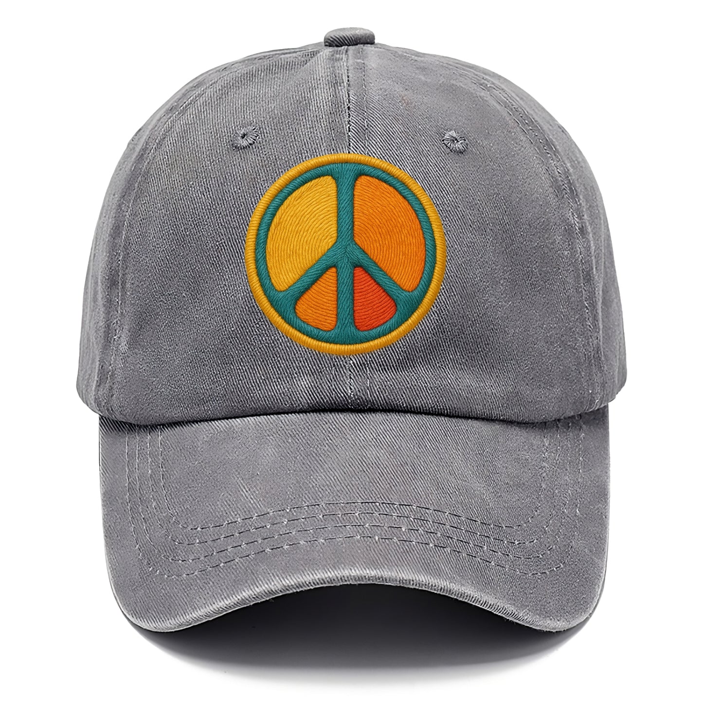 golden peace embroidered Hat