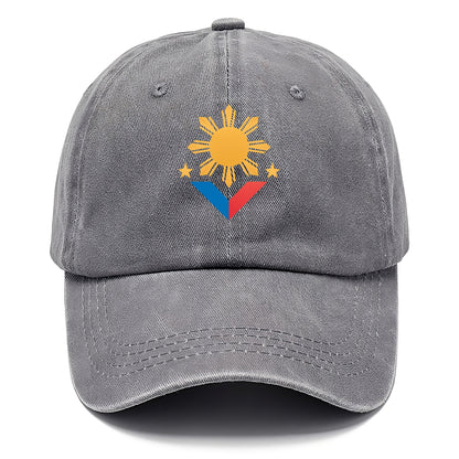 philippines flag sun and Hat