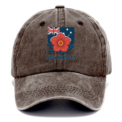 Australian Patriotic Floral Hat