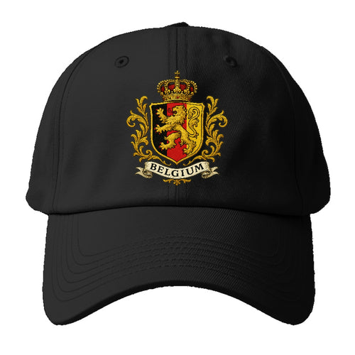 Belgium Lion Logo Baseball Cap For Big Heads