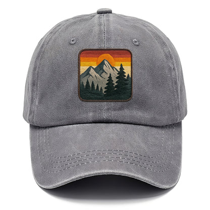 mountain sunset hues Hat