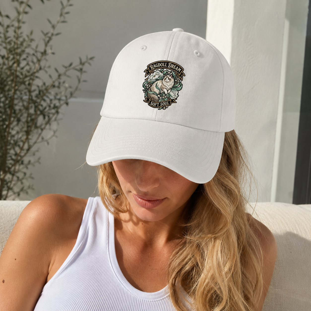 Ragdoll Dream Soft Baseball Cap – editorial product image