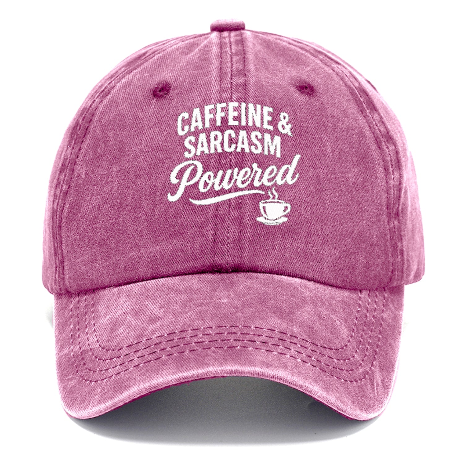 caffeine and sarcasm powered design Hat