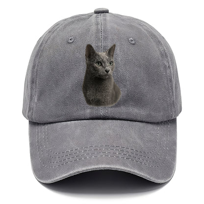 russian-blue-sleek-serenity Hat