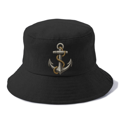anchor and rope nautical illustration Hat