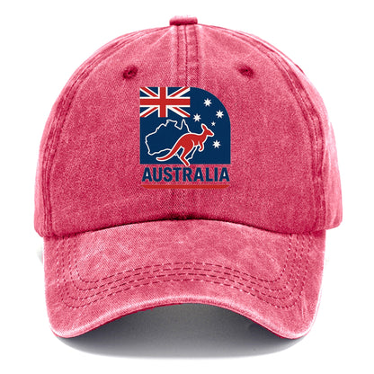 Australian Flag and Wildlife Hat