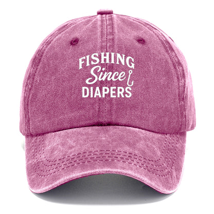 fishing from diapers hat design Hat