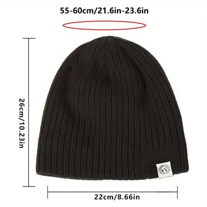 Pandaize Classic Bigfoot Unisex Fleece Beanie - Coldproof, Lightweight & Stylish for Autumn/Winter