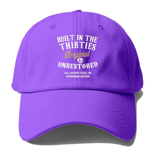 Built In The Thirties Original Unrestored All Parts Still In Working Order Baseball Cap
