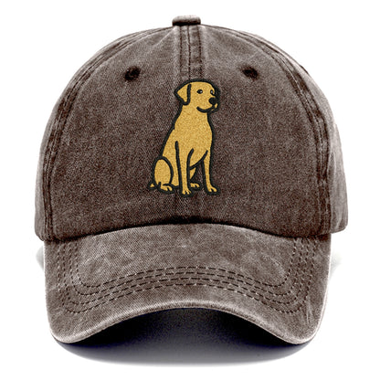 yellow-labrador-loyal-companion Hat