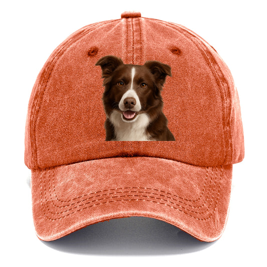 chocolate border collie: sweet & smart devotion Hat