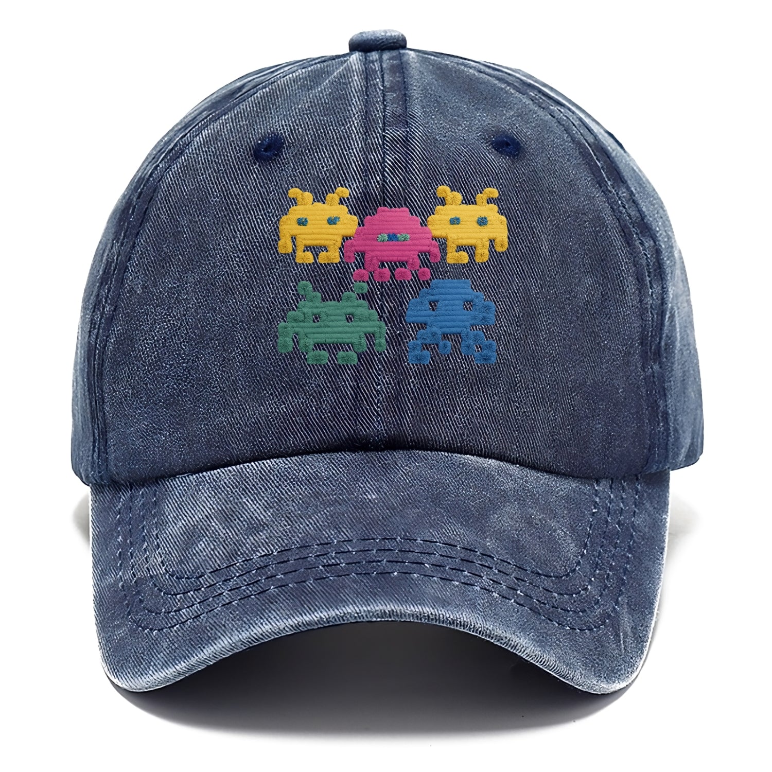 yarn pixel invasion collection Hat