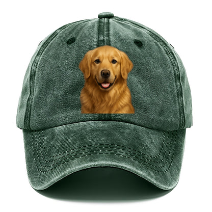 Golden Retriever Portrait Hat