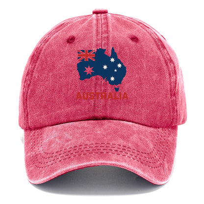 Australian Flag Map Hat