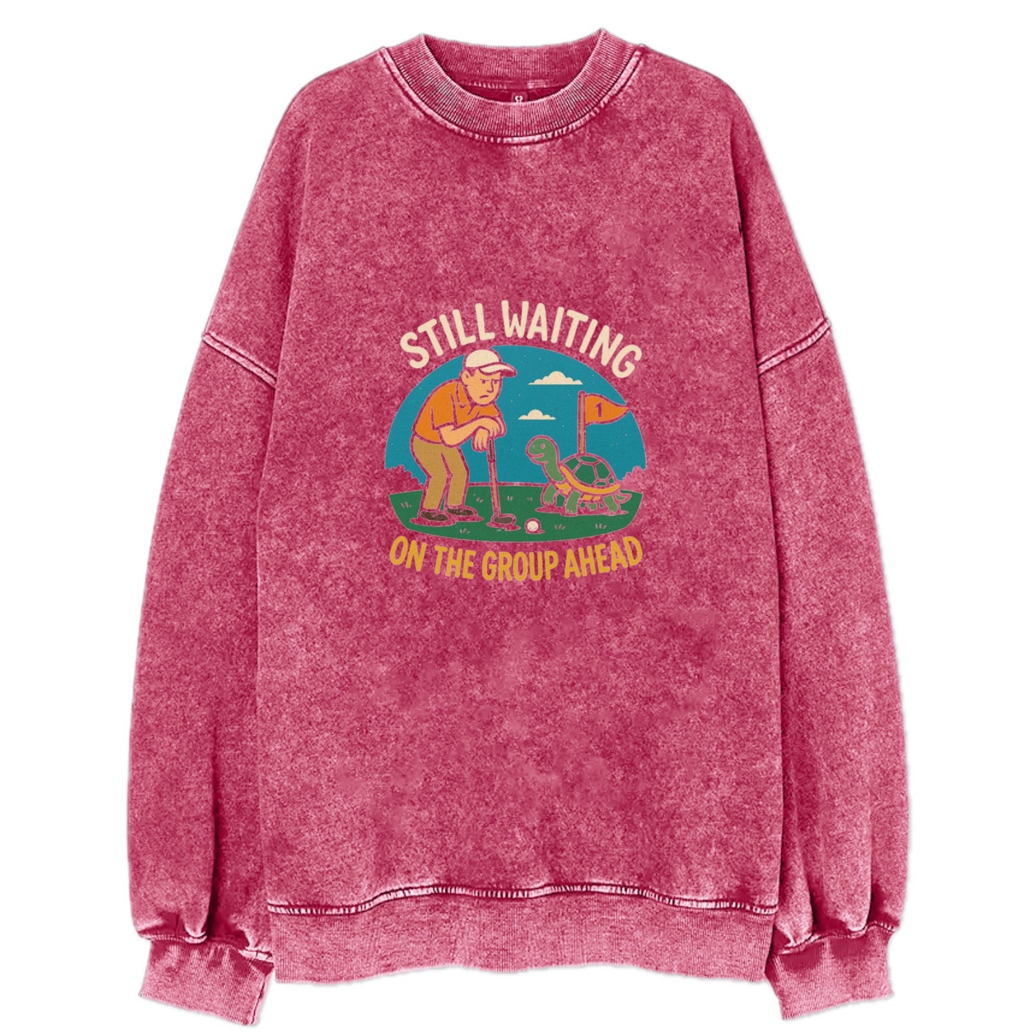 still waiting on the group ahead Hat