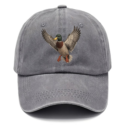 mallard in flight Hat