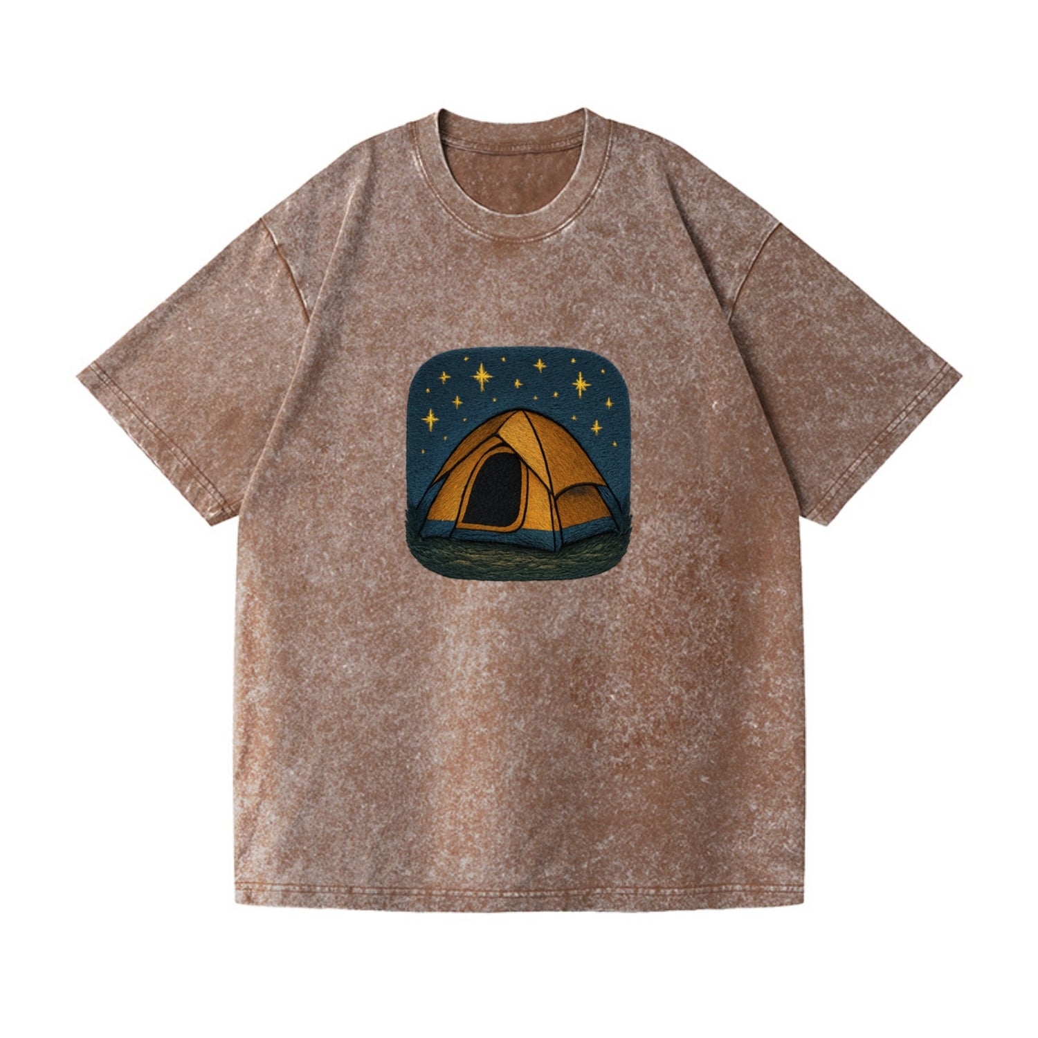 starlit tent under night sky Hat