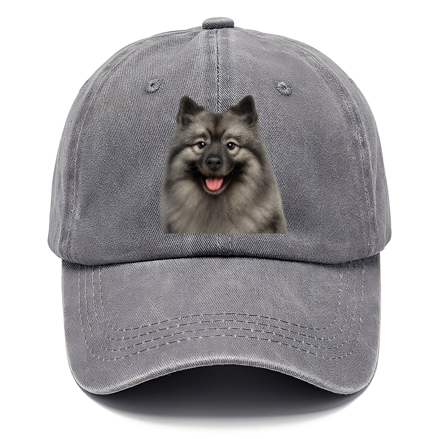 keeshond: silver fox, golden heart Hat