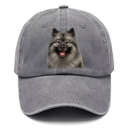keeshond: silver fox, golden heart Hat