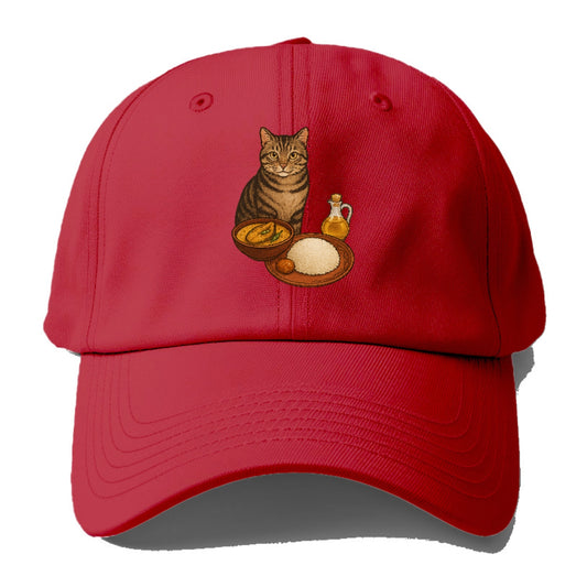 bengali-fish-curry-cat-charm Hat