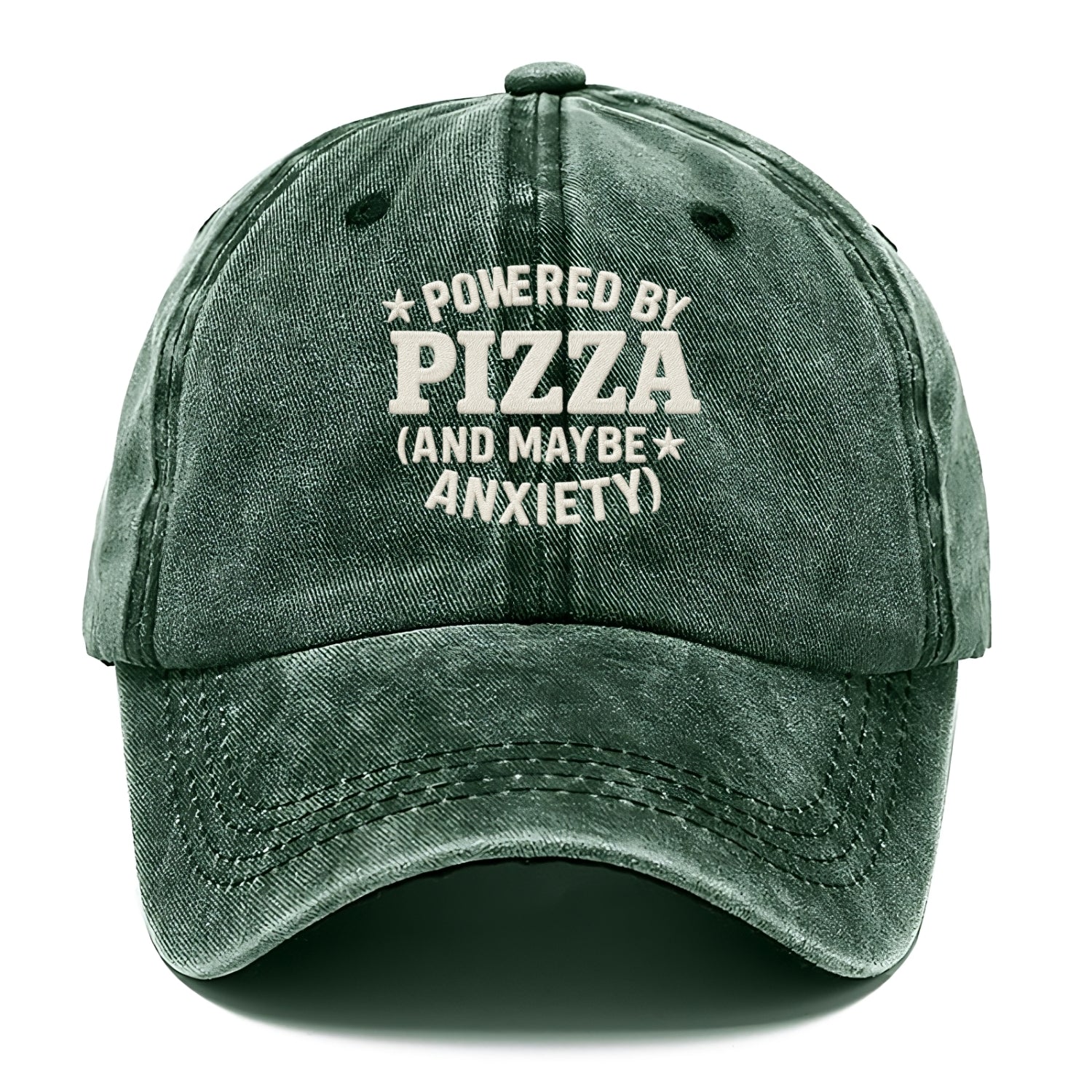 powered by pizza and maybe anxiety Hat