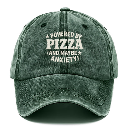 powered by pizza and maybe anxiety Hat
