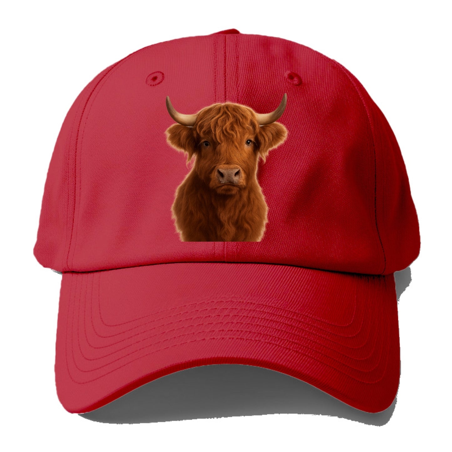 highland cow portrait design Hat