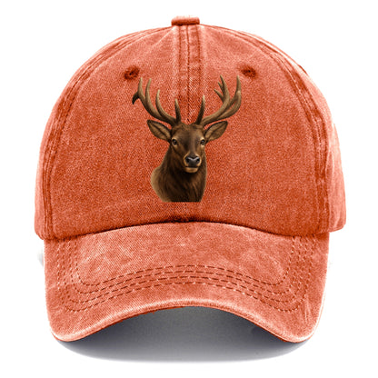 elk portrait design Hat