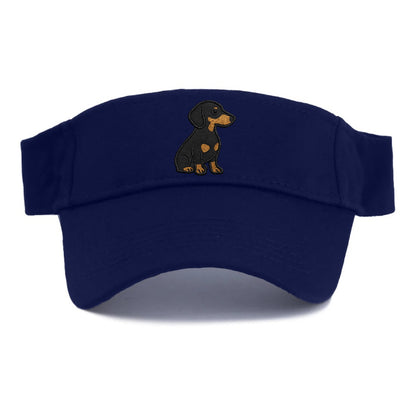 dachshund-black-and-tan-loyal-companion Hat