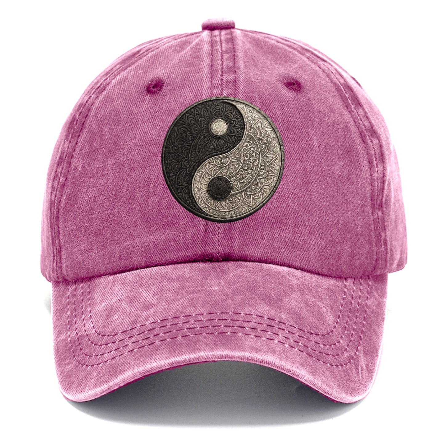 mandala yin yang pattern Hat