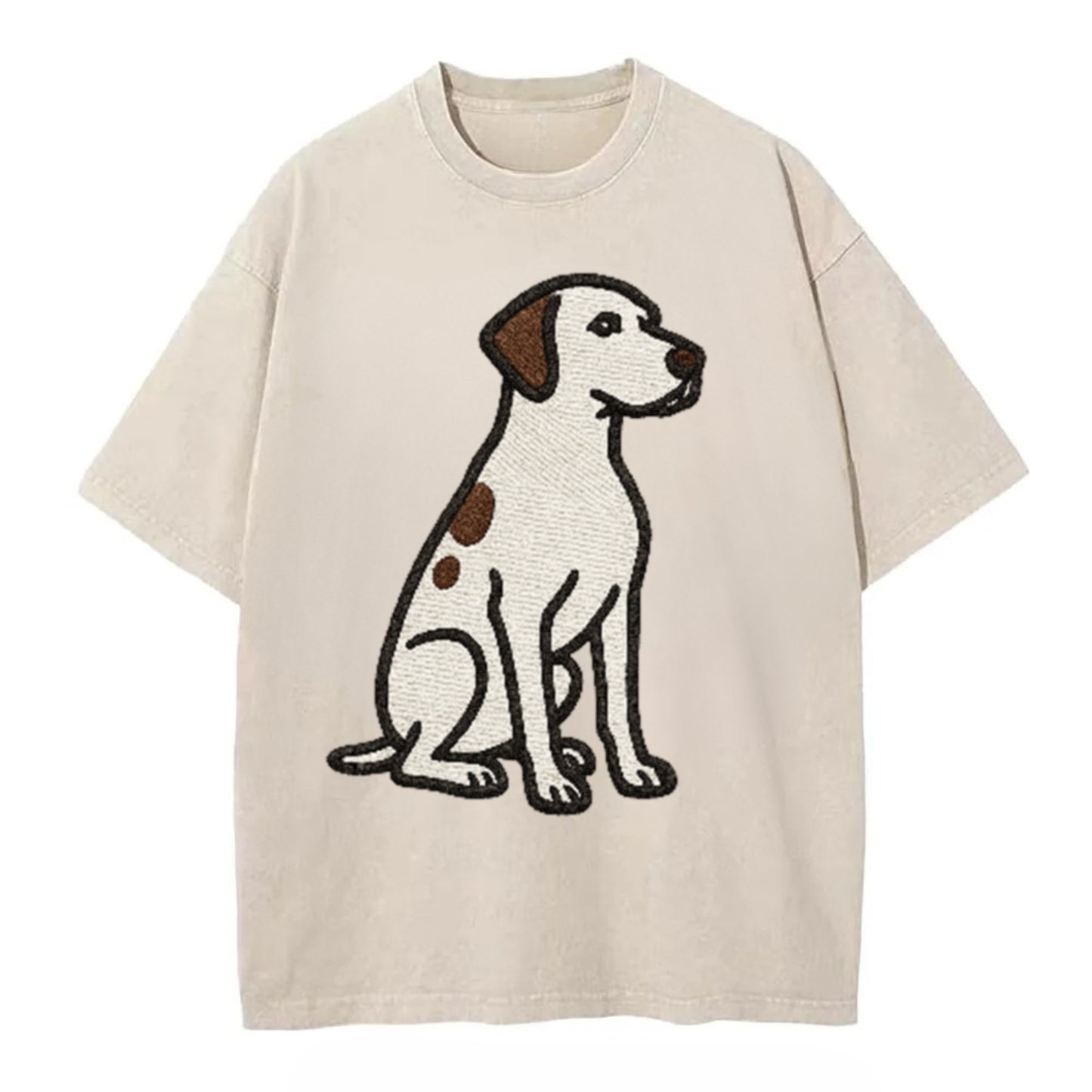 pointer-white-liver-spots-sitting-pose-loyal-spirit Hat