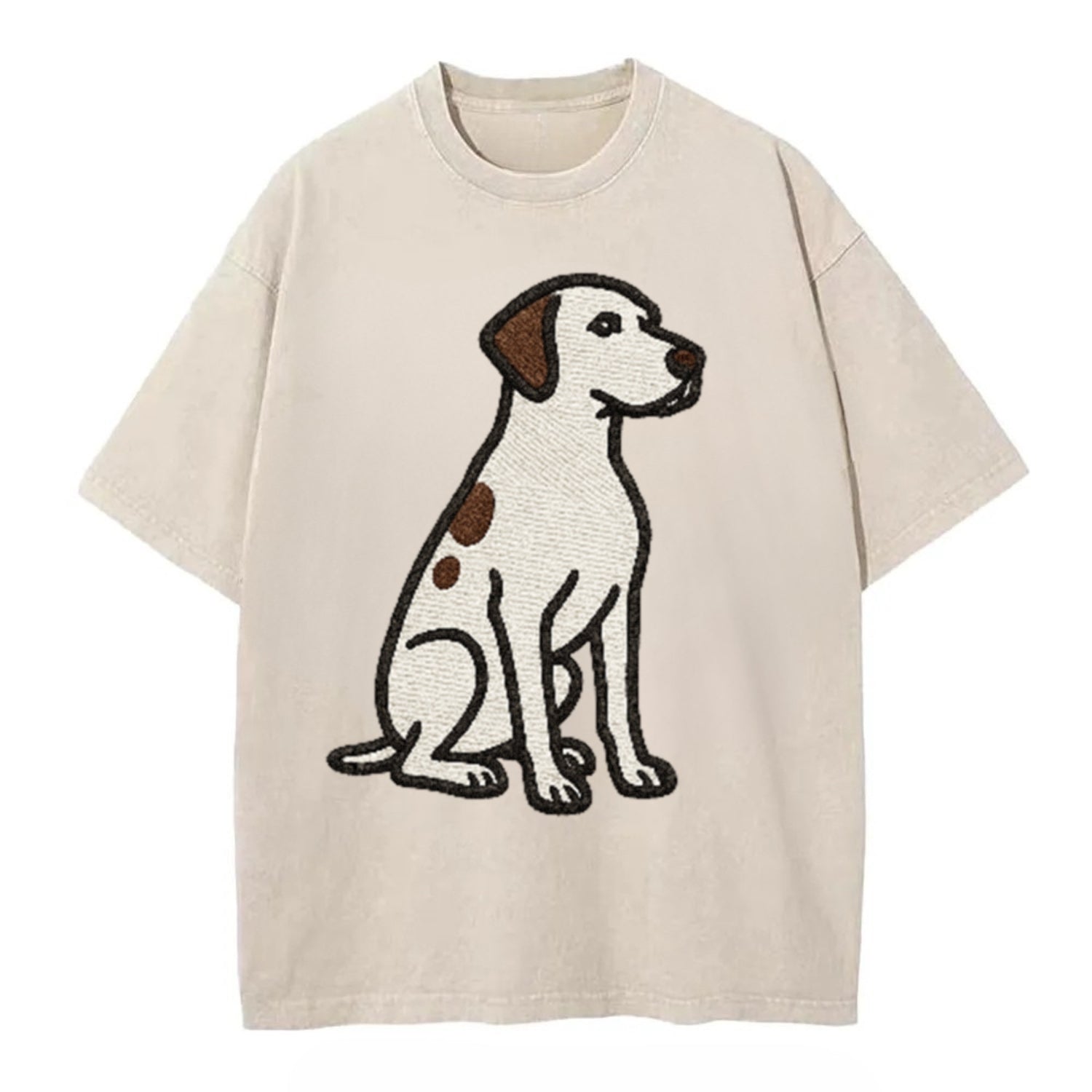 pointer-white-liver-spots-sitting-pose-loyal-spirit Hat