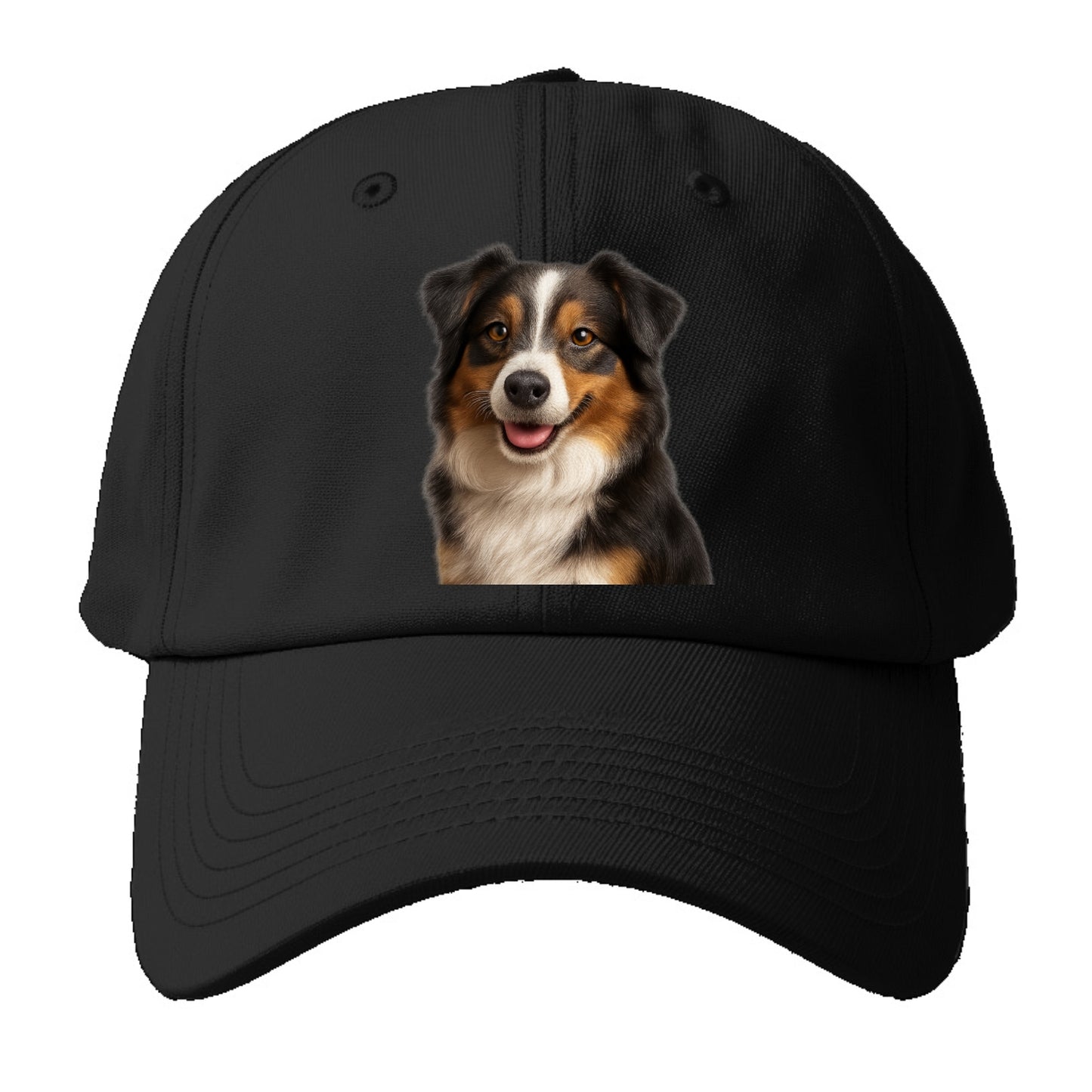 mini australian shepherd portrait design Hat