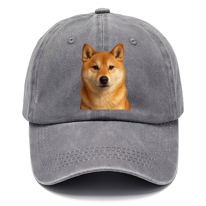 shiba inu portrait design Hat