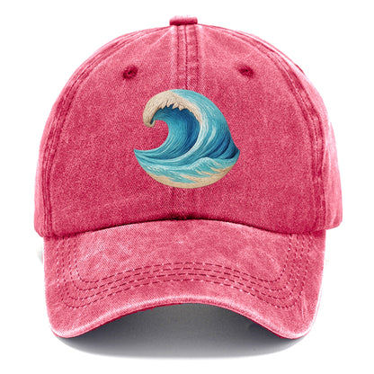 ocean's embrace woven depths Hat