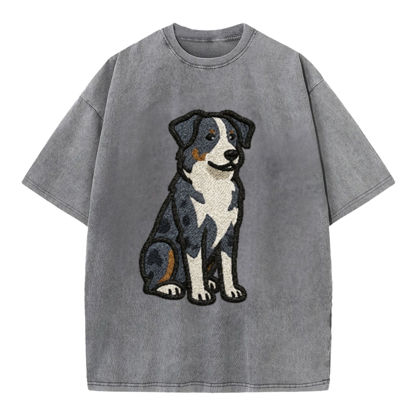 australian-shepherd-blue-merle-vibrant-spirit Hat