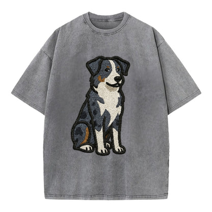 australian-shepherd-blue-merle-vibrant-spirit Hat