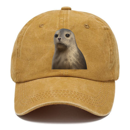 seal portrait design Hat