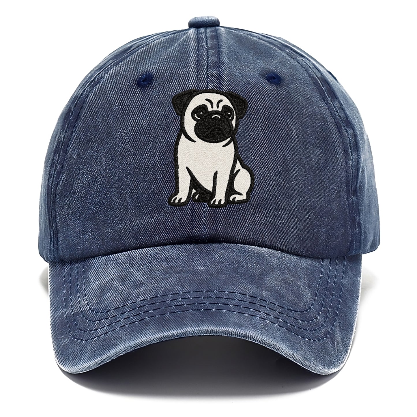 black-pug-charming-companion Hat