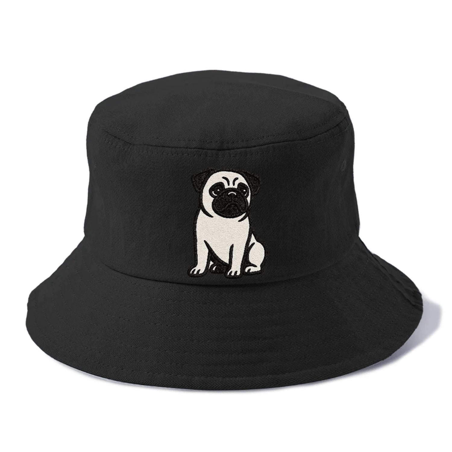 black-pug-charming-companion Hat