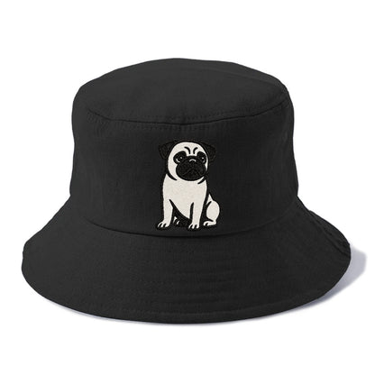 black-pug-charming-companion Hat